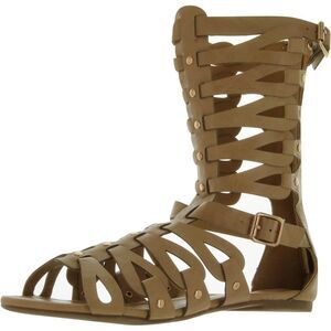 Nature Breeze Rome-06 Camel Womens sandals 7 NEW
